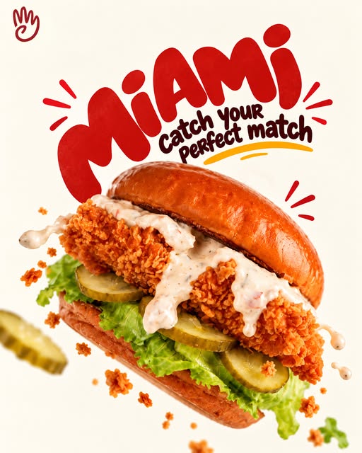 Miami fish burger